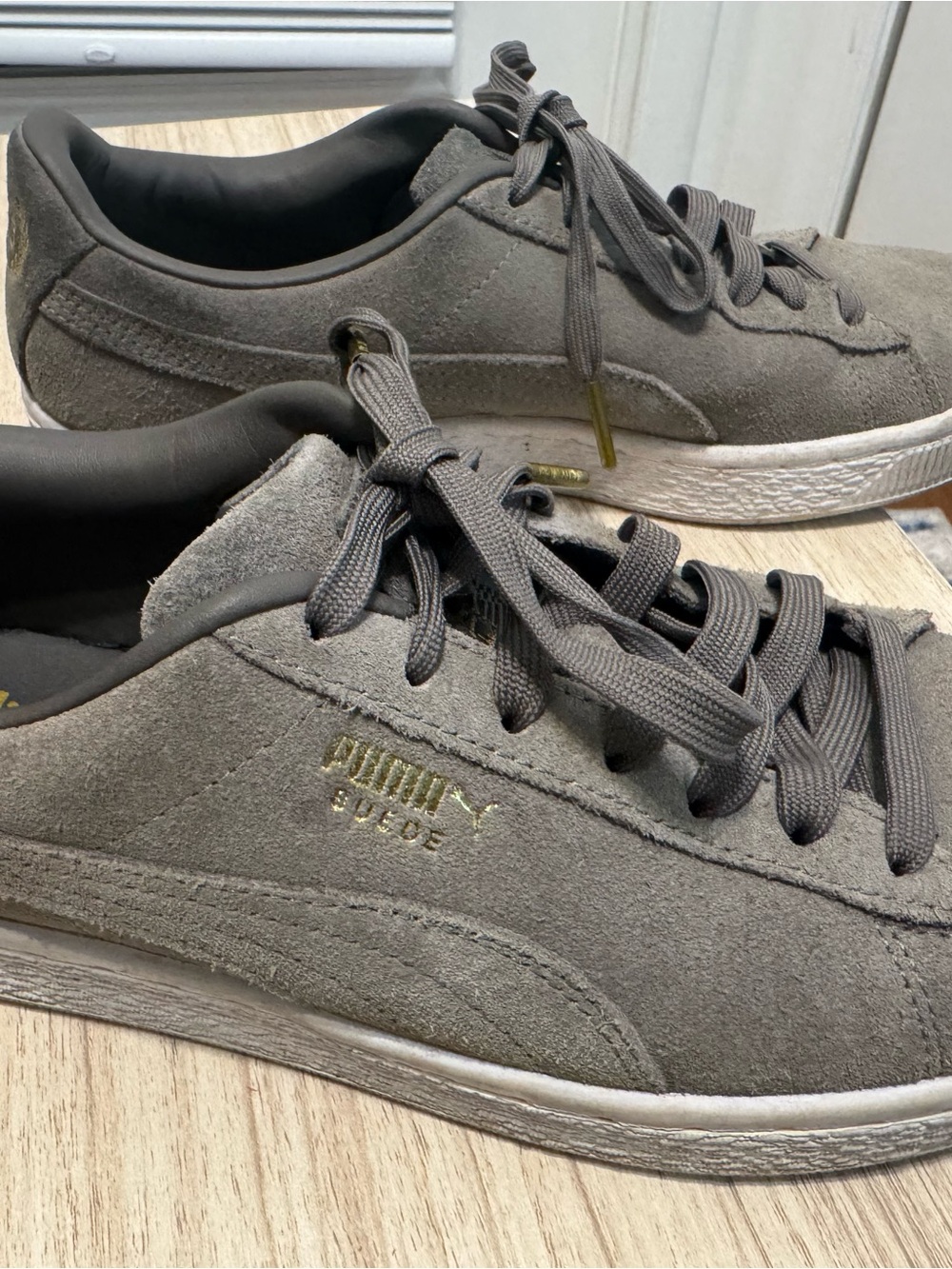 PUMA x TMC Suede Classic ‘Hussle Way’ Grey Gold (Men’s 7.5 / Women’s 9)